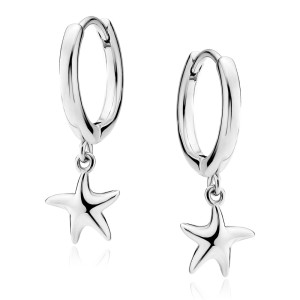 Cercei rotunzi argint Ø14 mm cu stea de mare DiAmanti Z2200DER-DIA (Argint 925‰ 2,2 g.) Cercei rotunzi argint Ø14 mm cu stea de mare DiAmanti Z2200DER-DIA (Argint 925‰ 2,2 g.)